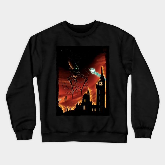 War of the Worlds Crewneck Sweatshirt by captainsmog